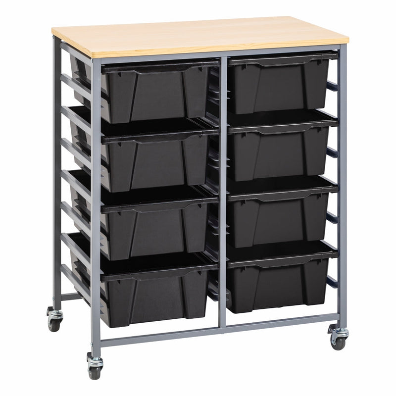 Double Tote Tray Trolley Kit-6
