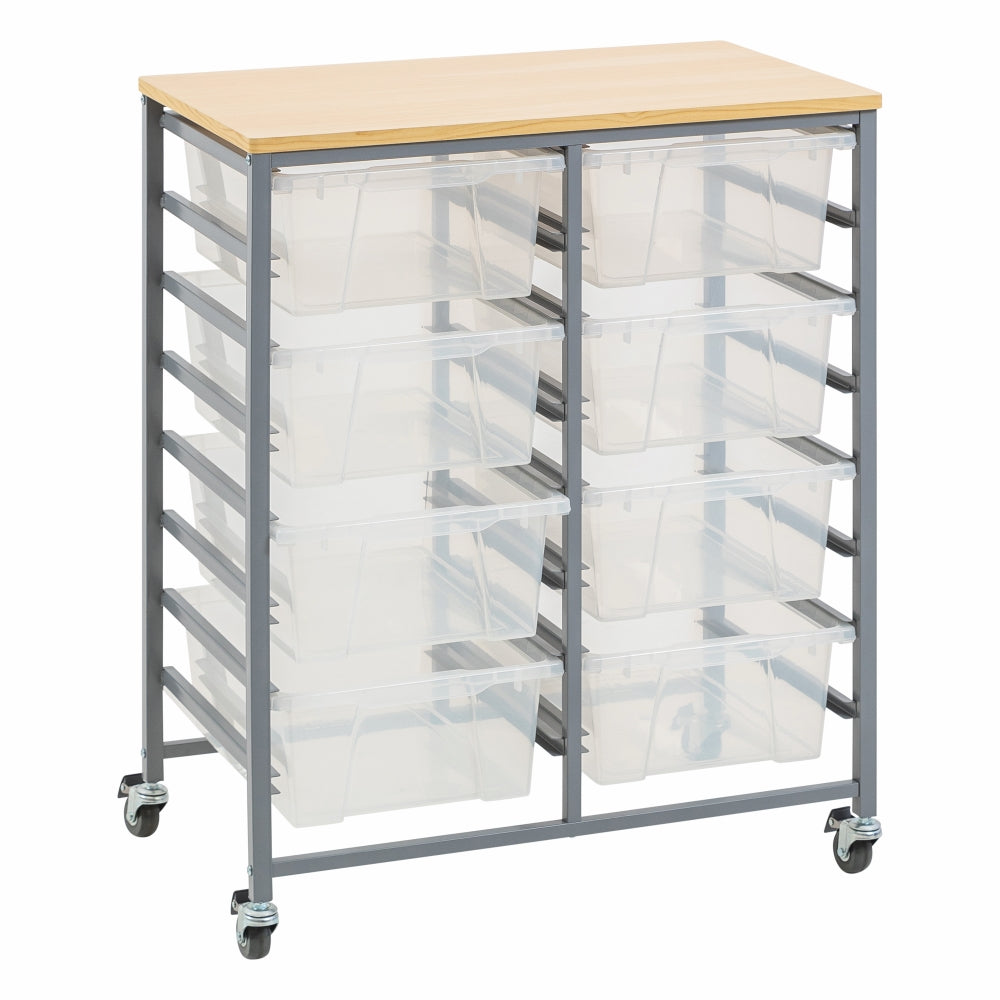 Double Tote Tray Trolley Kit-4