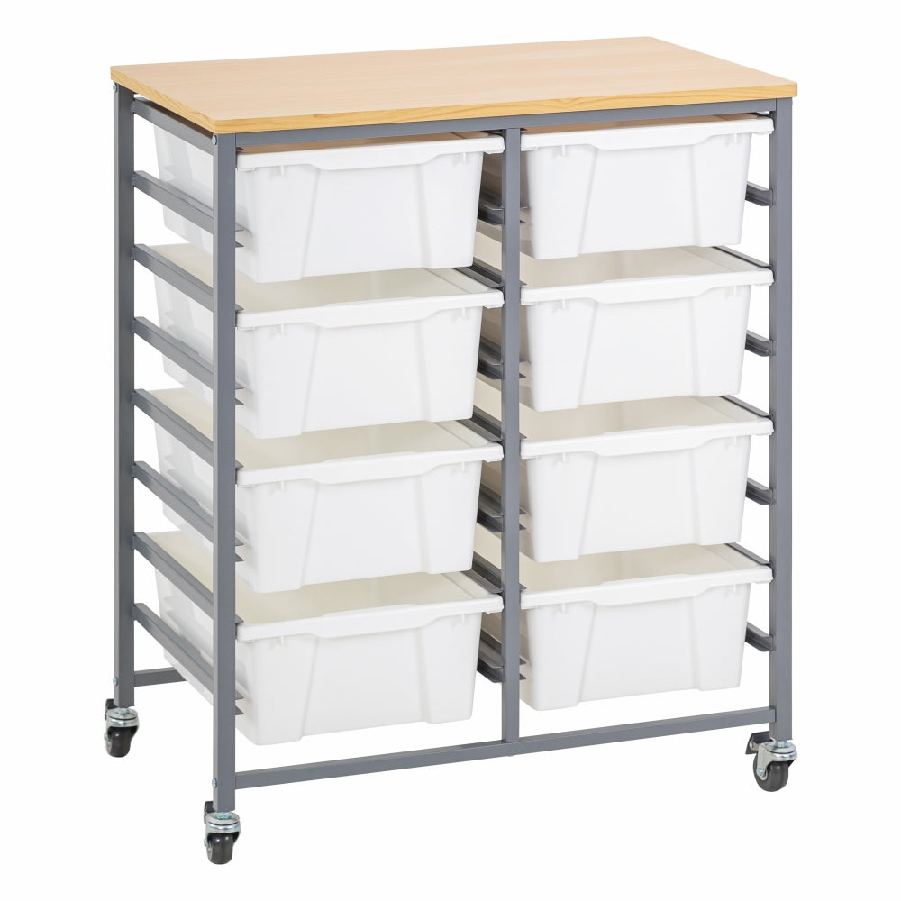 Double Tote Tray Trolley Kit-5