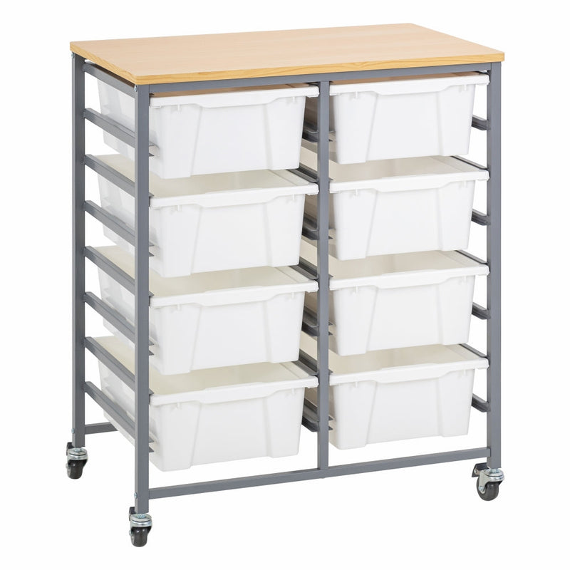 Double Tote Tray Trolley Kit-5