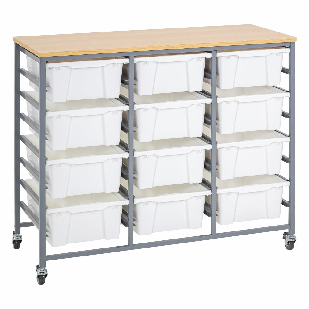 Triple Tote Tray Trolley Kit-5