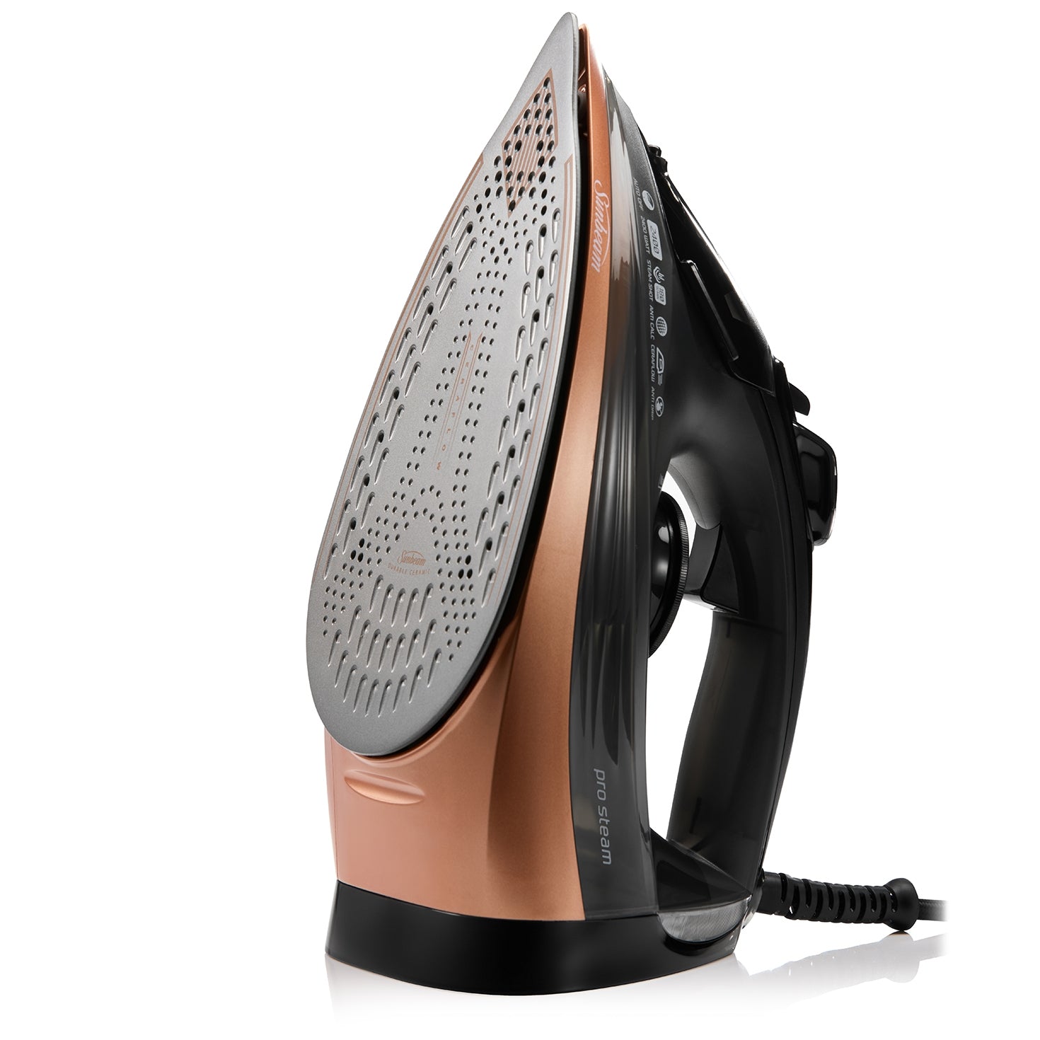 Sunbeam ProSteam Sonic iron detail