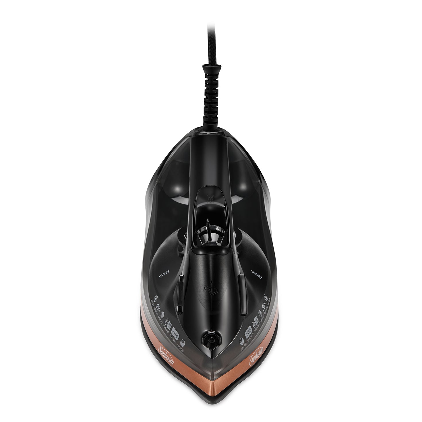 Sunbeam ProSteam Sonic iron top view