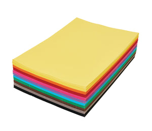 Assorted Cover Paper A4 120gsm Pack of 500 Ten Colours Double Sided