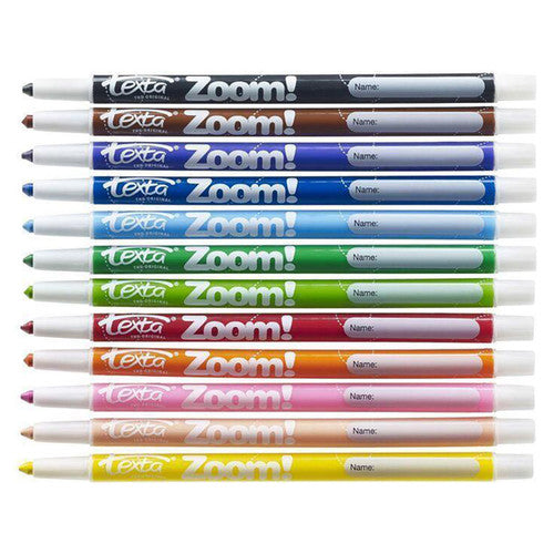 Texta Zoom Twist Crayons Assorted Pack of 12