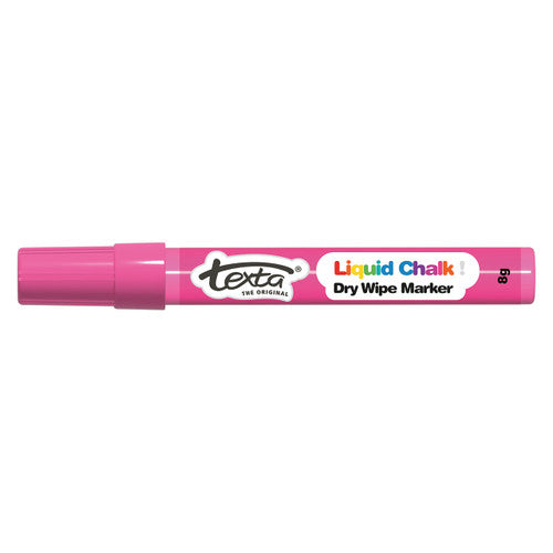 Texta Liquid Chalk Marker Bullet Tip Pink