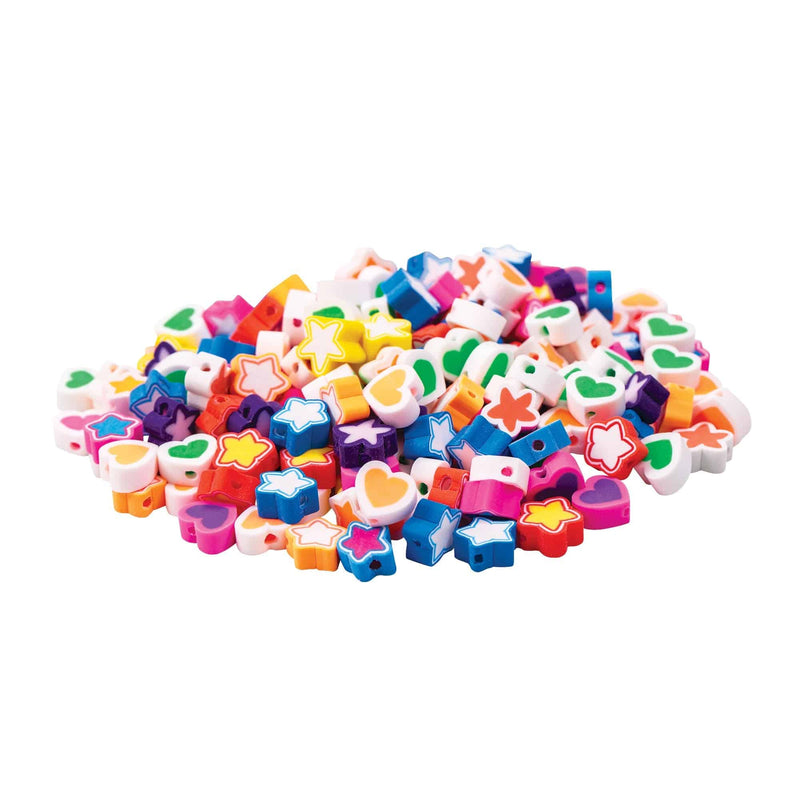 Zart Heart and Star Beads Assorted 100g-2