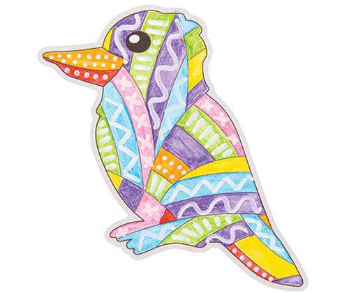 ColourMe Cardboard Australian Animals Pack of 21 Pre Printed Patterns-3