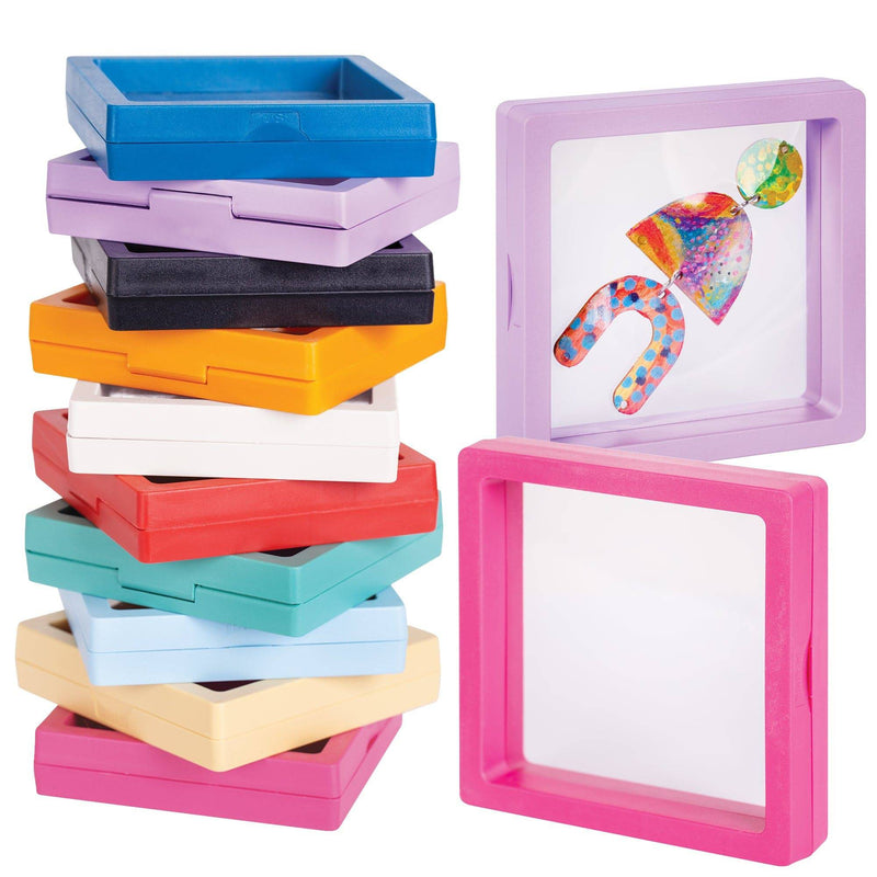 Zart Flexi Film Frames Pack of 10 Transparent Film Display for 3D Work-1