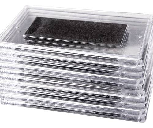Zart Magnetic Clear Frames Pack of 10 7 x 12cm Fridge Magnet Photo Frames-4