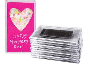 Zart Magnetic Clear Frames Pack of 10 7 x 12cm Fridge Magnet Photo Frames-3
