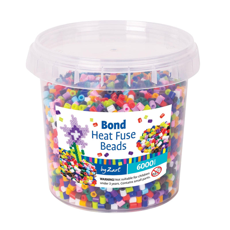 Zart Bond Fuse Beads Bright Assorted Tub of 6000-2