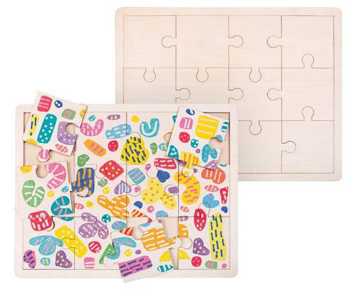 Zart Large Jigsaw Canvas Wooden Puzzle Painting Surface-1