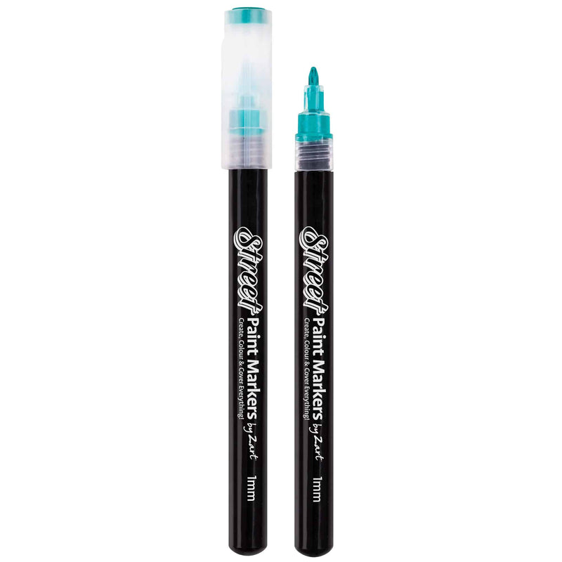 Zart Street Paint Marker 1mm Pack of 24 Assorted 22 Colours Plus Gold and Silver-3