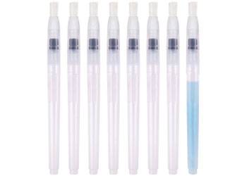 Zart Water Brush Refillable Flat Pack of 8 Built-In Water Reservoir-3