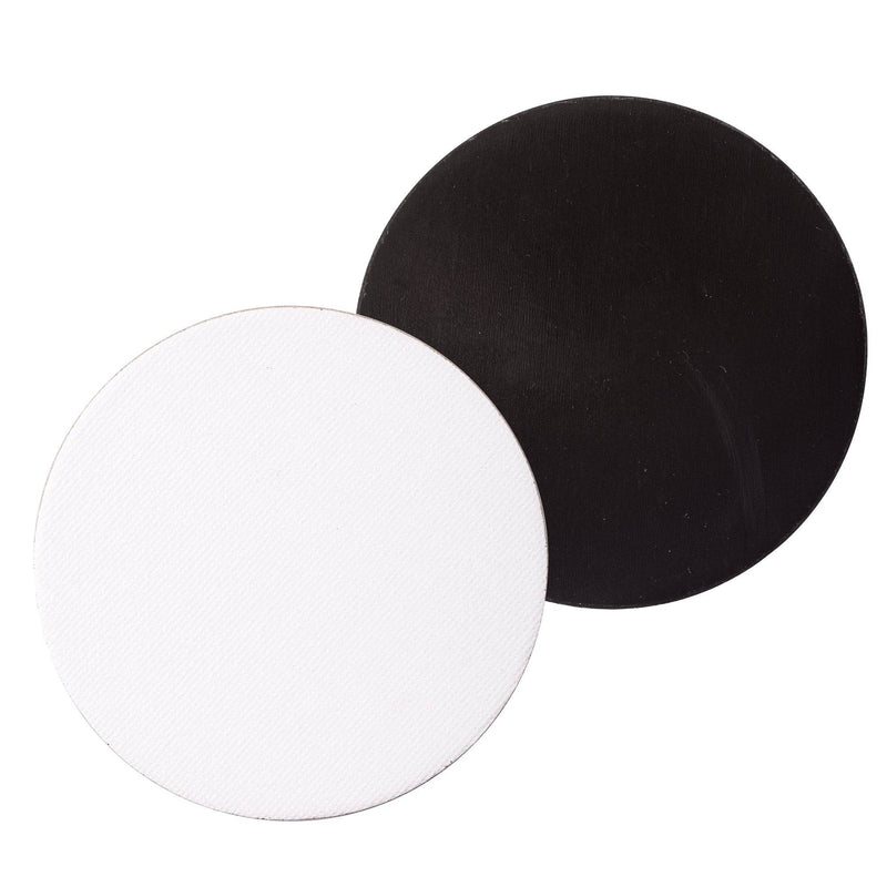 Zart Magnetic Canvas Board Round 7.5cm Pack of 4-3