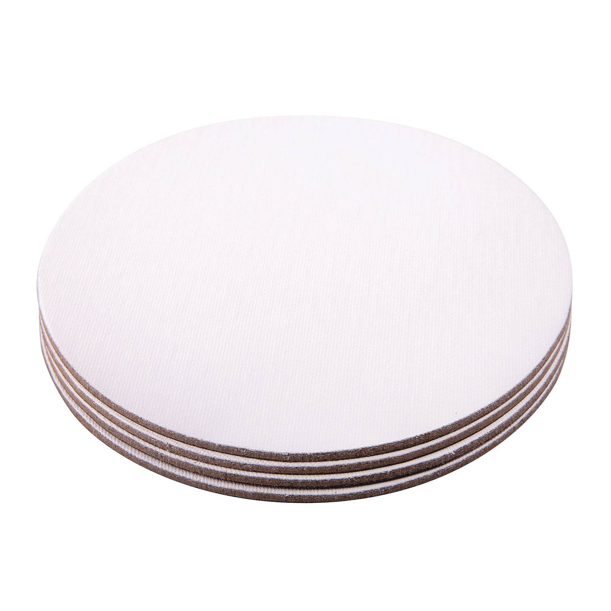 Zart Magnetic Canvas Board Round 7.5cm Pack of 4-4