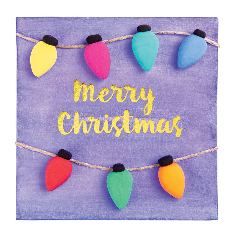 Zart DIY Foil Christmas Canvas 15 x 15cm Pack of 6-4