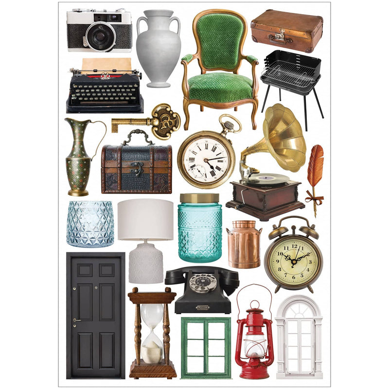Zart Collage Collections Everyday Pack of 40 Printed Cut-Out Papers-5