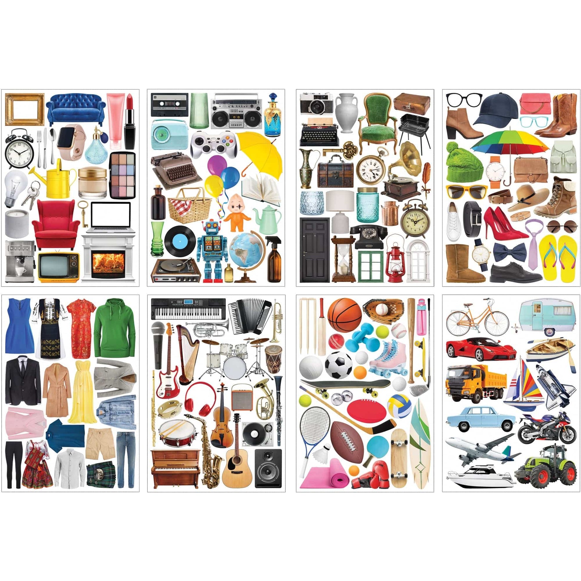 Zart Collage Collections Everyday Pack of 40 Printed Cut-Out Papers-4
