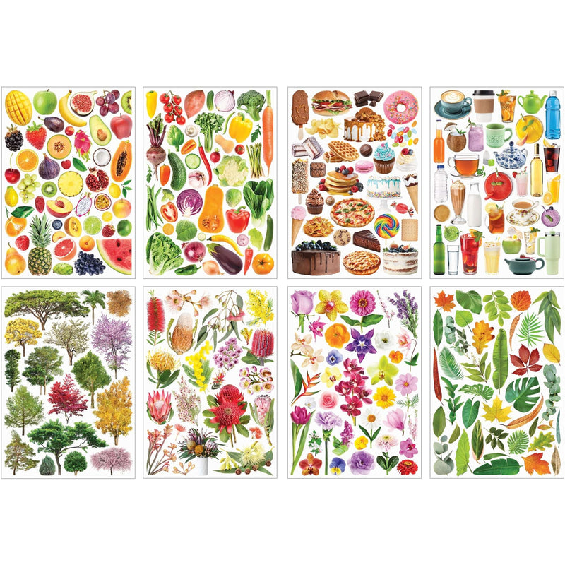 Zart Collage Collections Thrive Pack of 40 Printed Cut-Out Papers-1