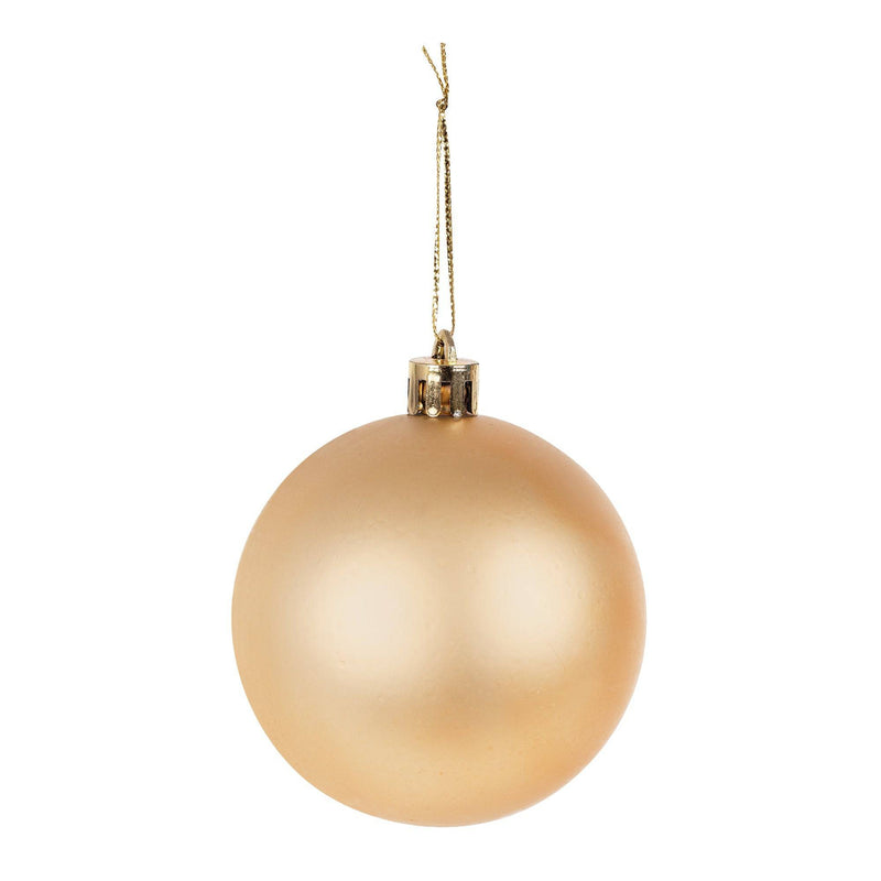Zart Gold and Silver Baubles Pack of 10 Pre-Finished Metallic Craft Baubles-4