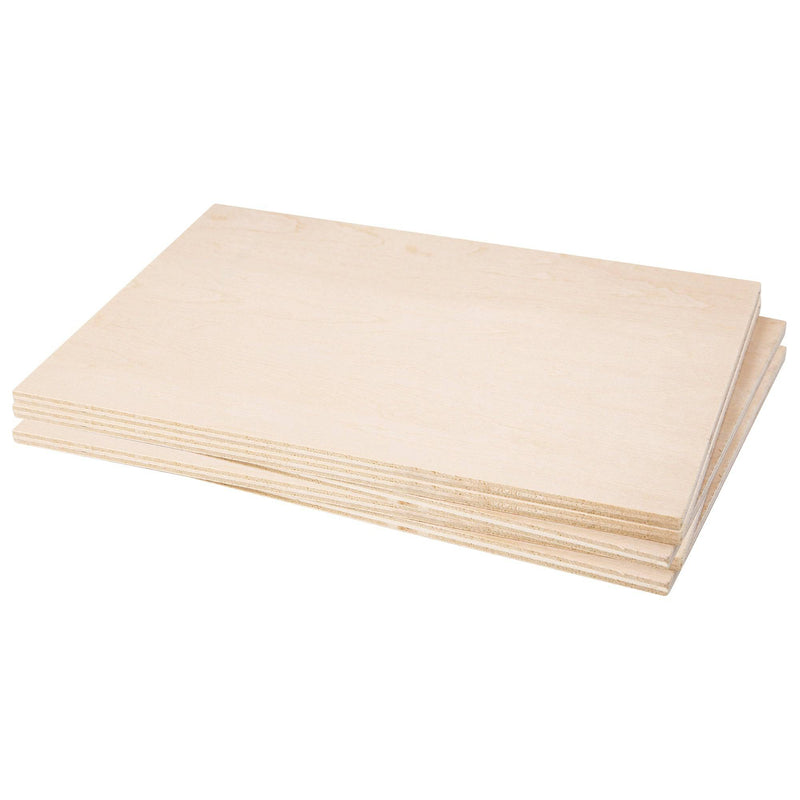 Japanese Woodblock Printing Blocks Pack of 5 15 x 22cm 4mm Plywood-1