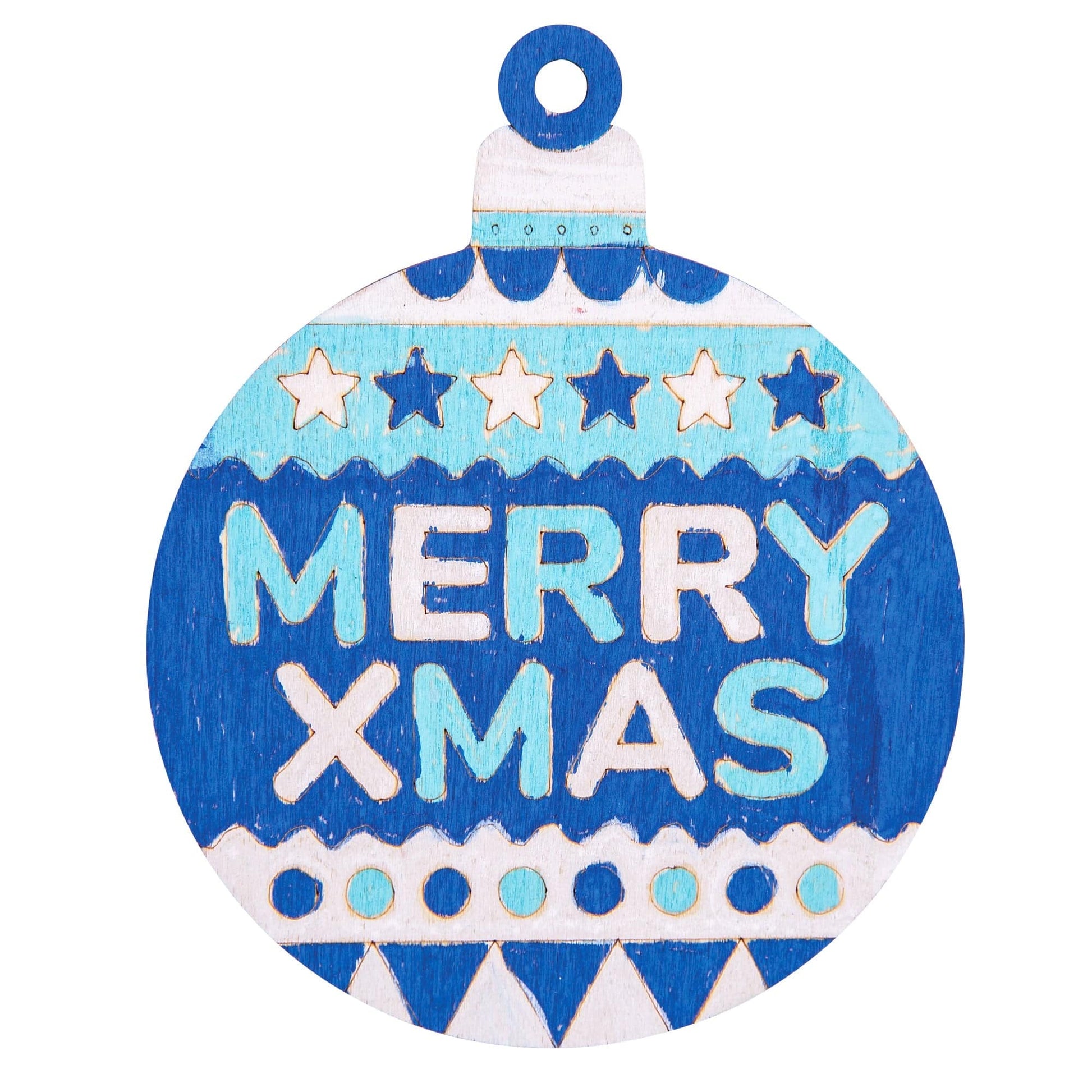 Zart ColourMe Wooden Christmas Baubles Pack of 20-5