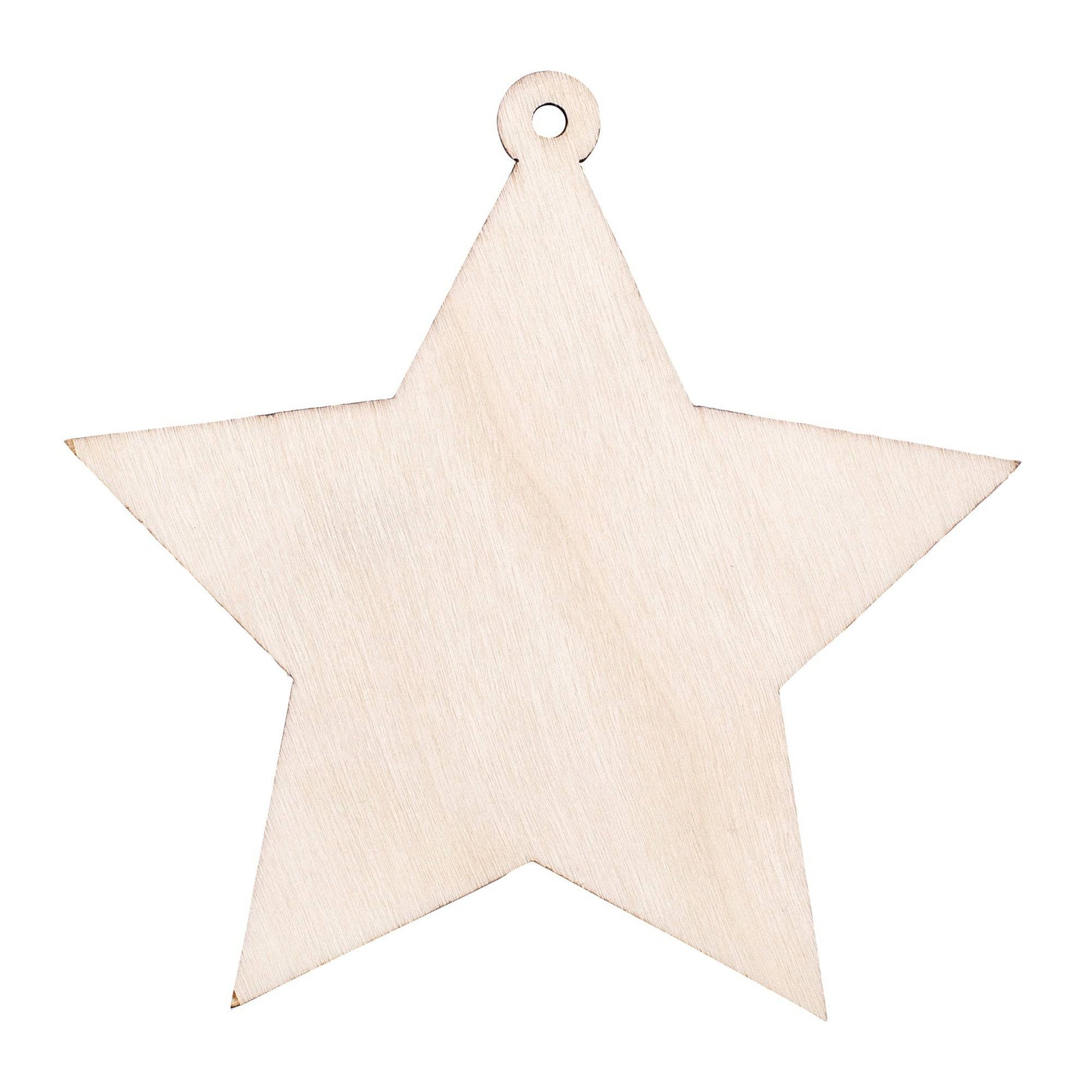 Zart DIY Wooden Christmas Ornaments Assorted Pack of 12-4