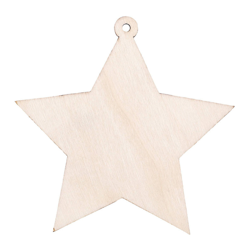 Zart DIY Wooden Christmas Ornaments Assorted Pack of 12-4