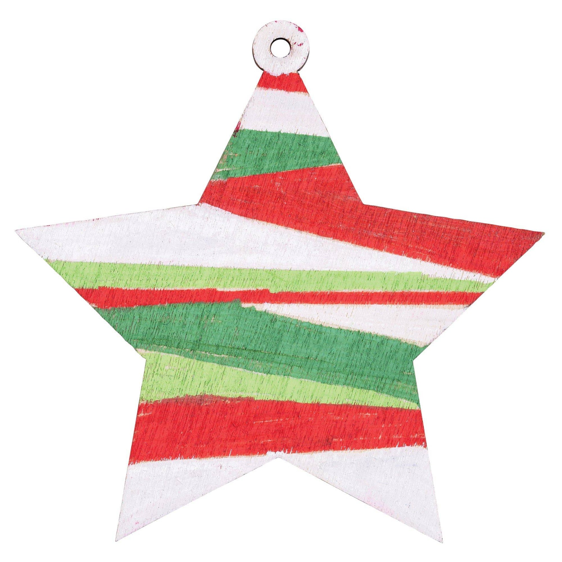 Zart DIY Wooden Christmas Ornaments Assorted Pack of 12-8