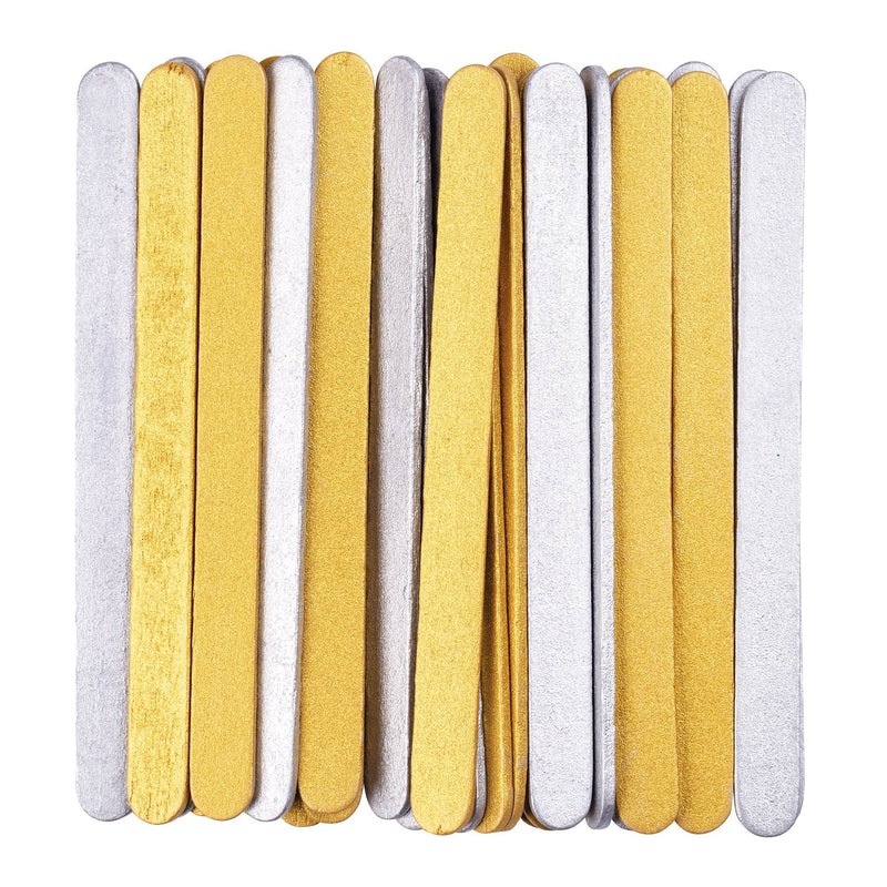 Zart Popsticks Gold and Silver Pack of 100-2