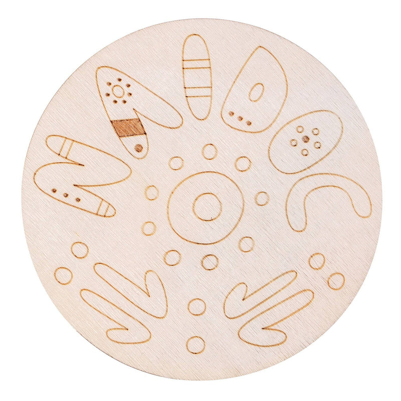 Zart Wooden Coasters NAIDOC Pack of 20-6