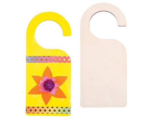 Zart Wooden DIY Door Hanger Pack of 5-1
