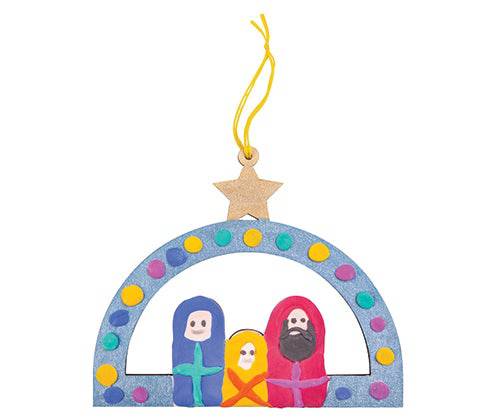 Zart Wooden Nativity Hanger Pack of 12-4