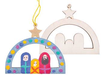 Zart Wooden Nativity Hanger Pack of 12-5