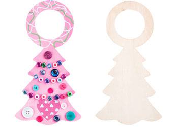 Zart Wooden Tree Door Hanger Pack of 5-6