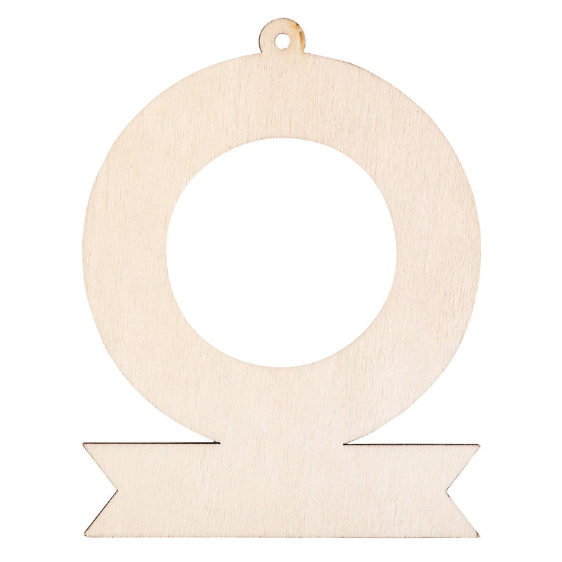 Zart Wooden Wreath and Tree with Banner Pack of 12-2