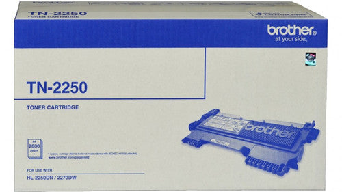 Brother TN2250 Original Toner Cartridge Unit 2600 Pages