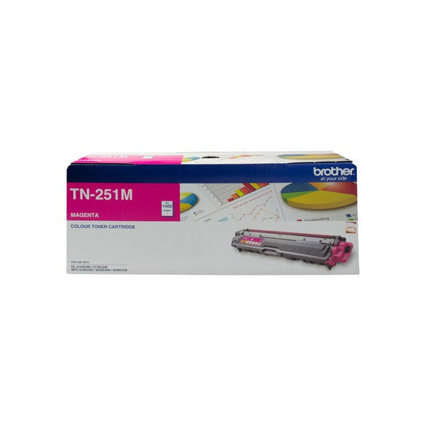 Brother Original Toner Cartridge TN251M 1400 Pages Magenta