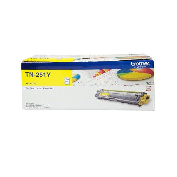 Brother Original Toner Cartridge TN251Y 1400 Pages Yellow