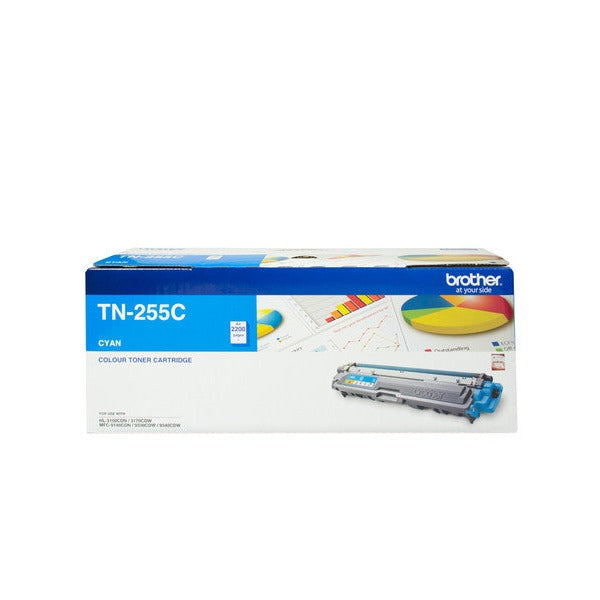 Brother Original High Yield Toner Cartridge TN255C 2200 Pages Cyan