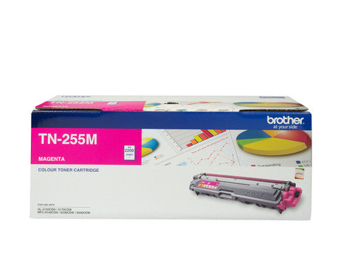 Brother Original High Yield Toner Cartridge TN255M 1400 Pages Magenta