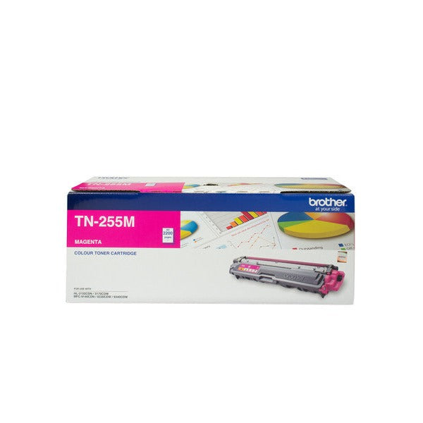 Brother Original High Yield Toner Cartridge TN255M 1400 Pages Magenta
