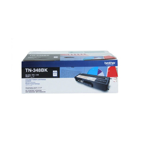 Brother High Yield Toner Cartridge TN348BK 6000 Pages Black