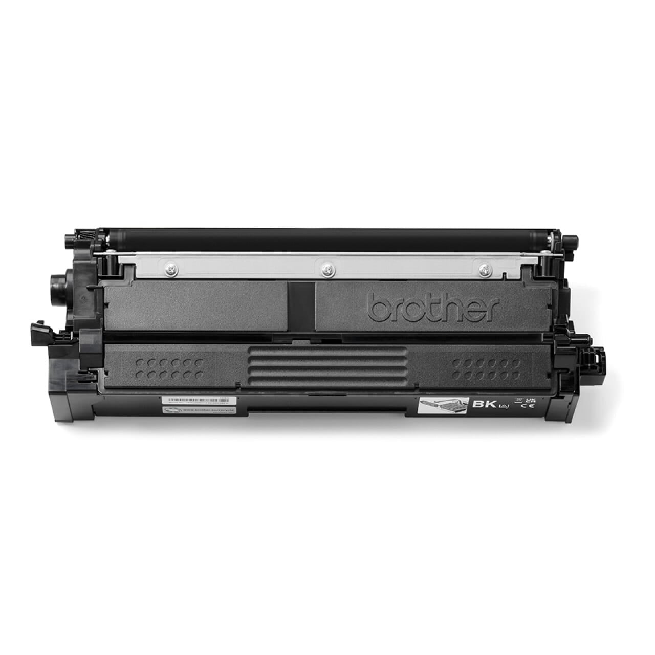 Genuine Brother TN-645BK shown out of its packaging against a plain background