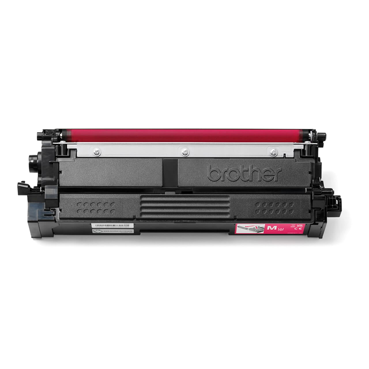 Genuine Brother TN-645M shown out of its packaging against a plain background