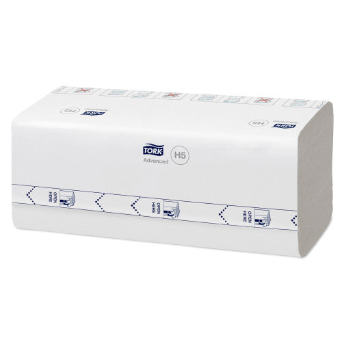 Tork PeakServe Continuous Hand Towel 1 Ply Advanced H5 White 270 Sheets Carton of 12