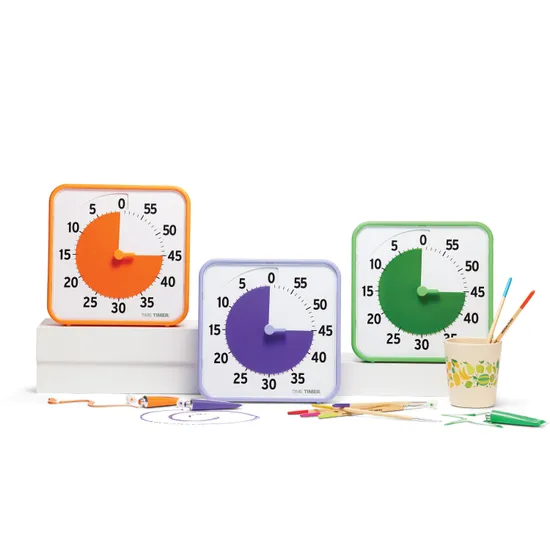 Time Timer Classroom Set of 3 Secondary Colours 19cm-3