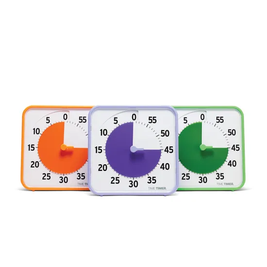 Time Timer Classroom Set of 3 Secondary Colours 19cm-1